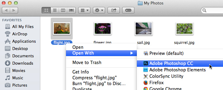 screenshot of Mac OS X