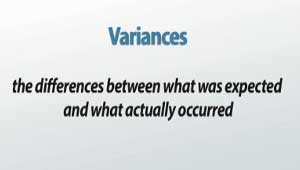 Definition of Variances