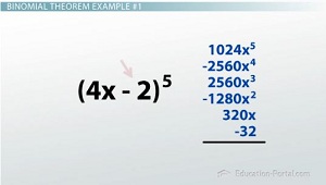 Another example of Binomial Theorem