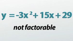 not factorable