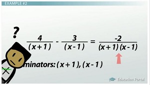 Rational Equations example
