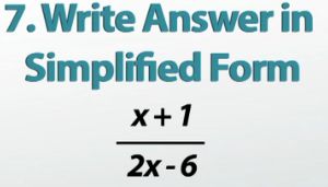 answer in simplified form