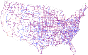 Map of current US Routes.svg
